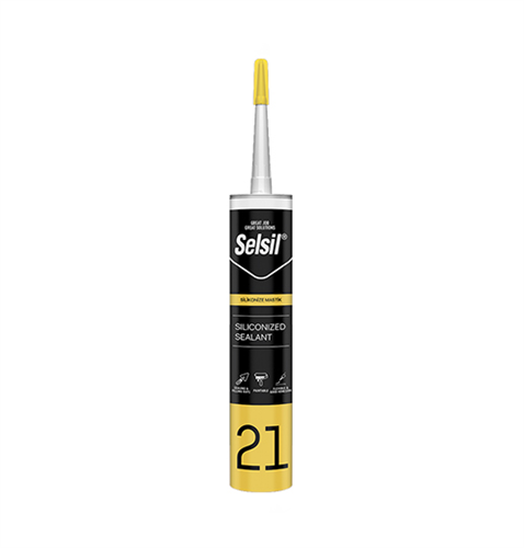 SELSİL SİLİKONİZE MASTİK - 500 GR ANTRASIT